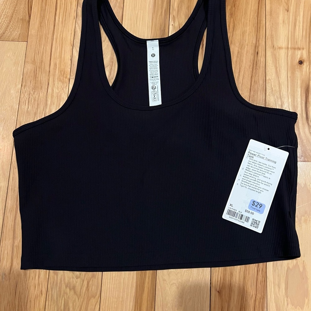Lululemon Power Pivot Training Tank Top